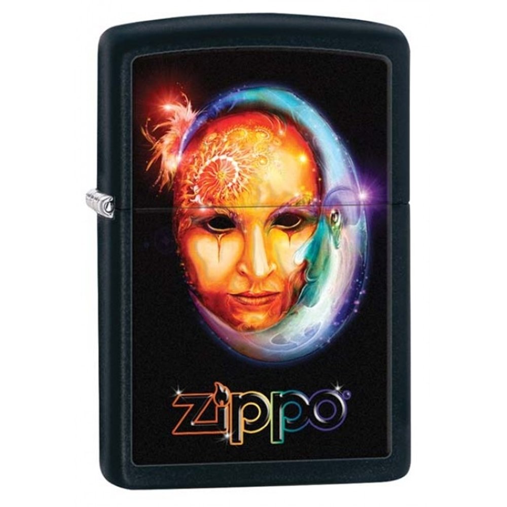 Zippo Face Lighter, Black Matte