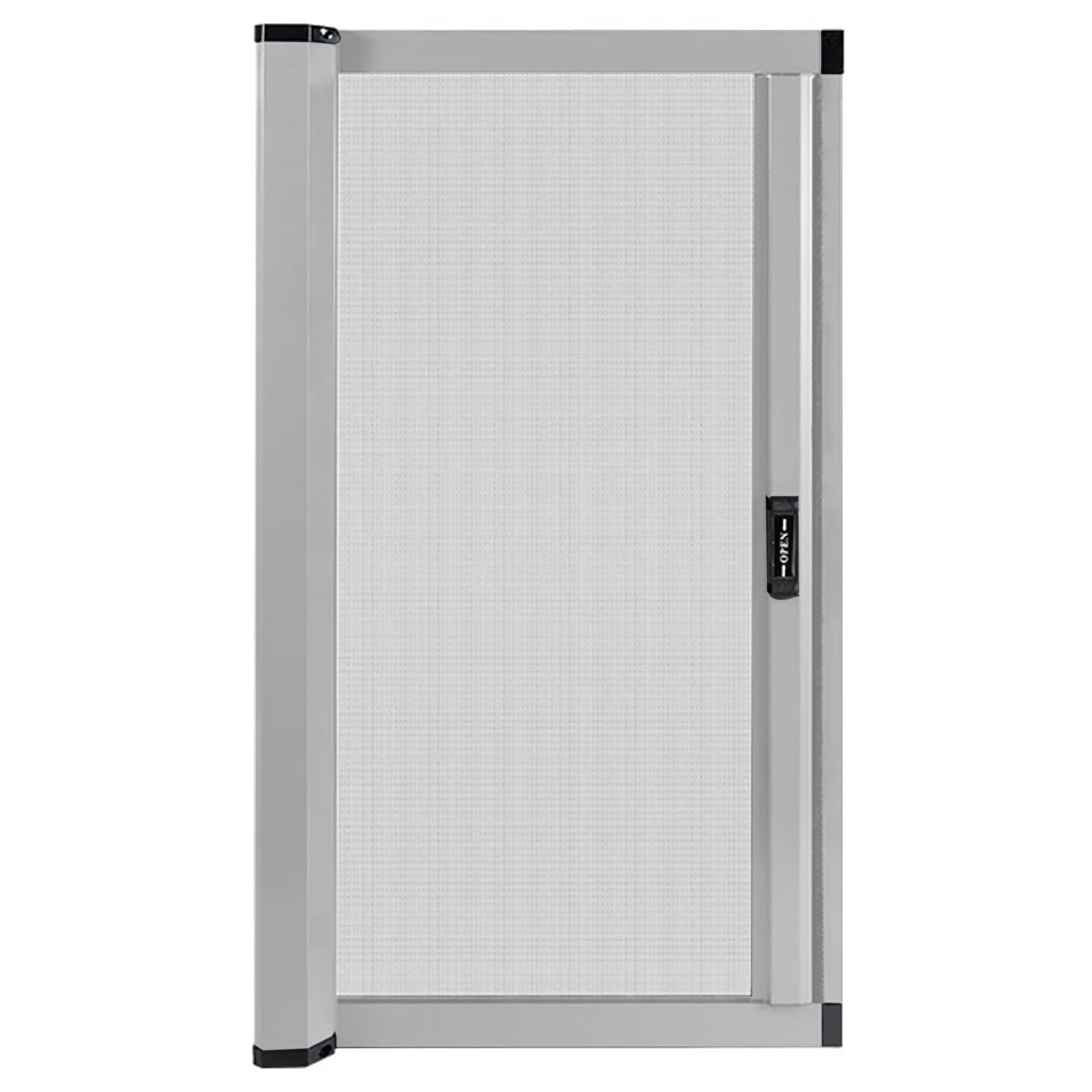 Wysuwana moskitiera do okien, automatyczna siatka do przewijania, odporna na rozdarcie, aluminiowa rama, łatwa instalacja, ochrona przed owadami do domu