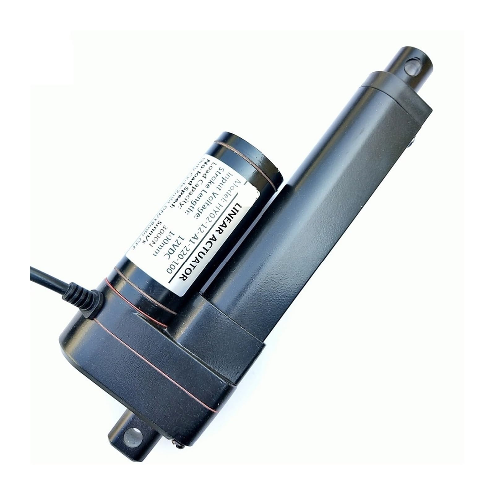 MKHJKIOII Linear Actuator DC 12V 24V 3000N NAll Metal Gears 2.5A 30W Electric Linear Actuator 50mm-400mm Stroke Motor with Bracket for Automation Industrial Equipment(250mm Stroke length,24V 2000N)