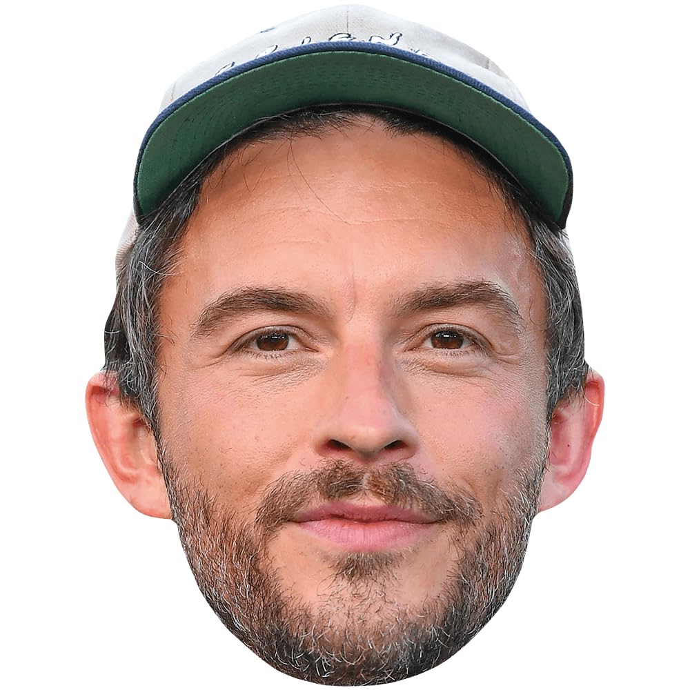 Jonathan Bailey (Cap) Celebrity Mask, Flat Card Face, Fancy Dress Mask