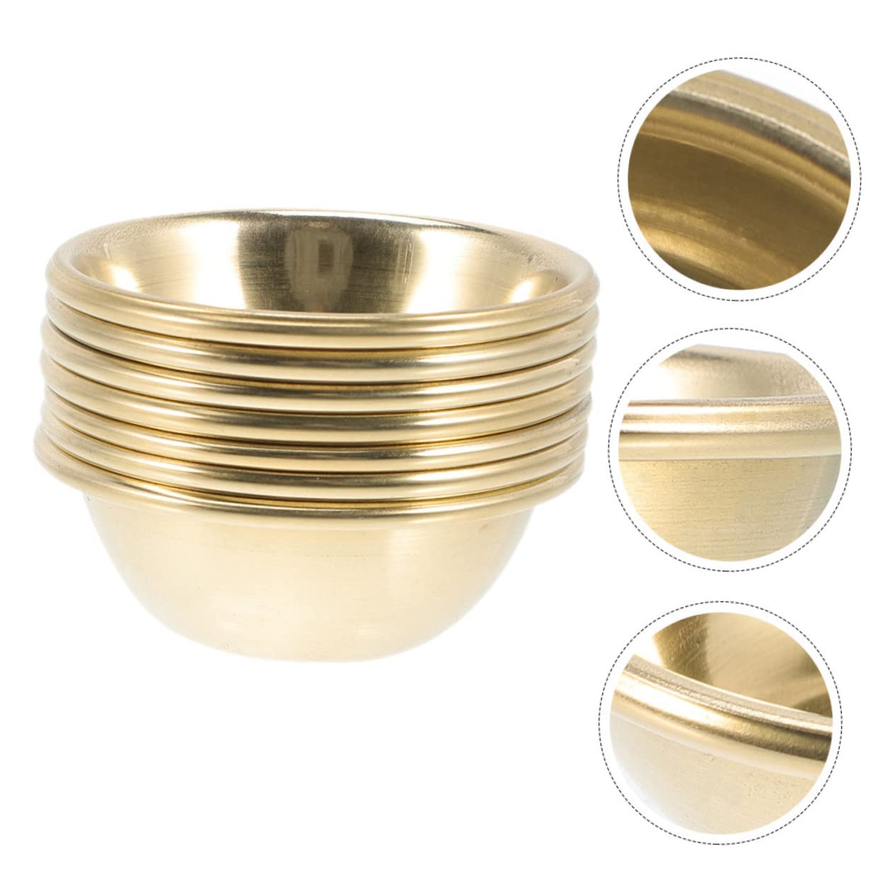 HEMOTON Ciotola Per Offerte Buddiste In Lega Di Zinco, Design Elegante Per Tempio, Meditazione E Decorazione Casa