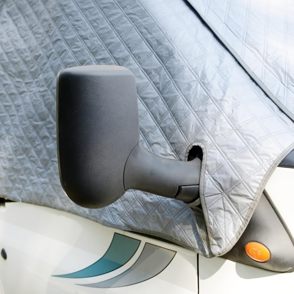 UK Custom Covers TSW904GREY Housse thermique d'enveloppement pour pare-brise Gris - Compatible avec Ford Transit Van 2000-2013