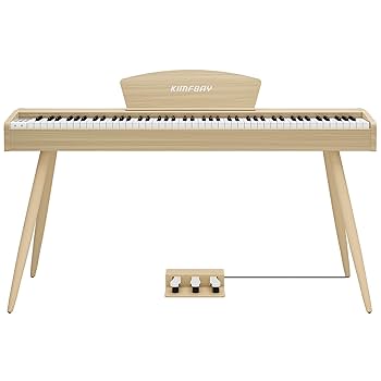 電子ピアノ 88鍵盤 ハンマーアクション 88鍵盤 木製 MIDI対応 Amazon | 【ハンマーアクション 電子ピアノ】KIMFBAY 電子ピアノ