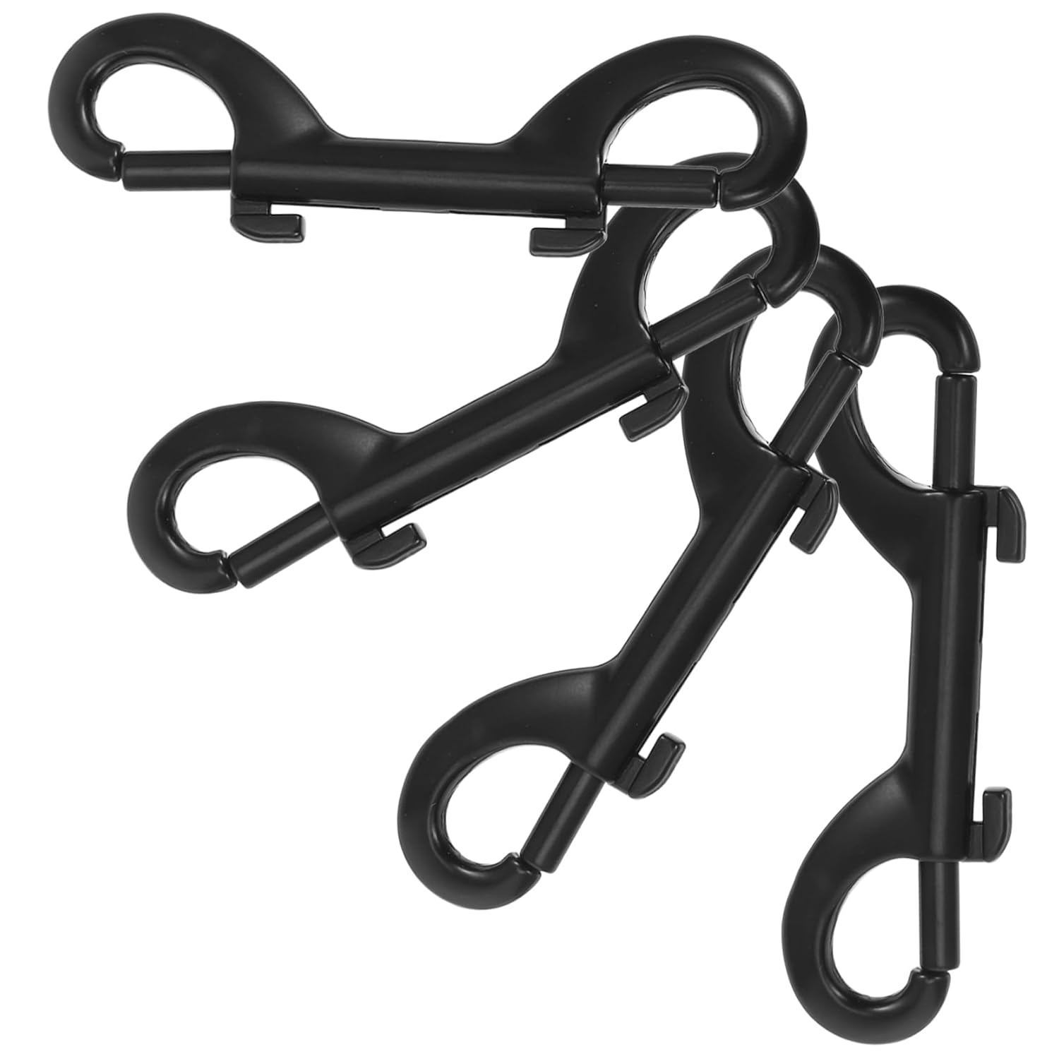 PartyKindom 20pcs Double Ended Bolt Snap Hooks Trigger Chain Metal Clips Versatile Dog Leash Clip Keychain Hooks
