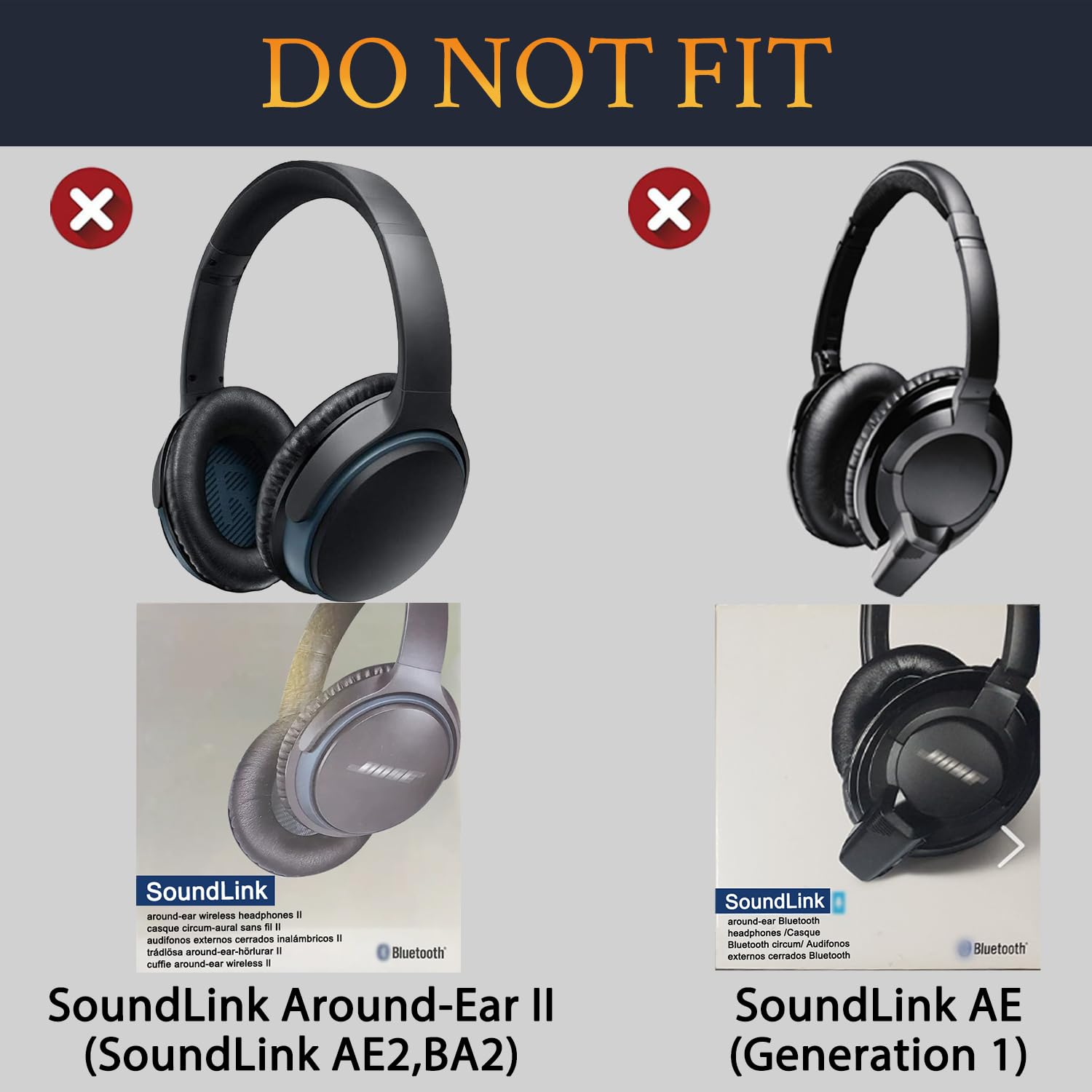 Amazon | SOULWIT ヘッドバンド ヘッドバンドパッド for Bose