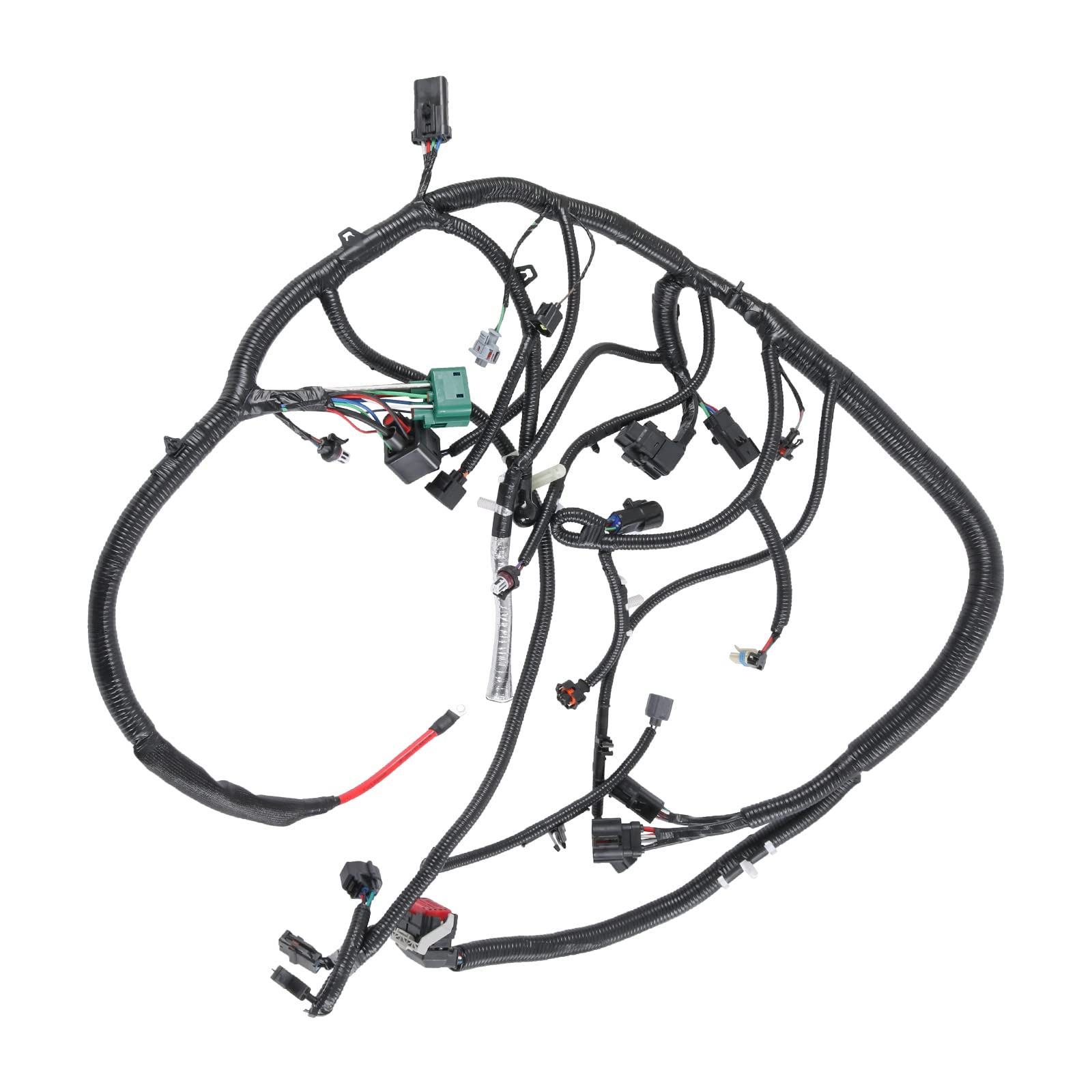 RALBDX Engine Wiring Harness Compatible with 2005 2006 2007 Ford Super Duty F250 F350 F450 F550 6.0L Diesel Engine with Build Date of 11/4/2004 and Later Replace 5C3Z-12B637-BA