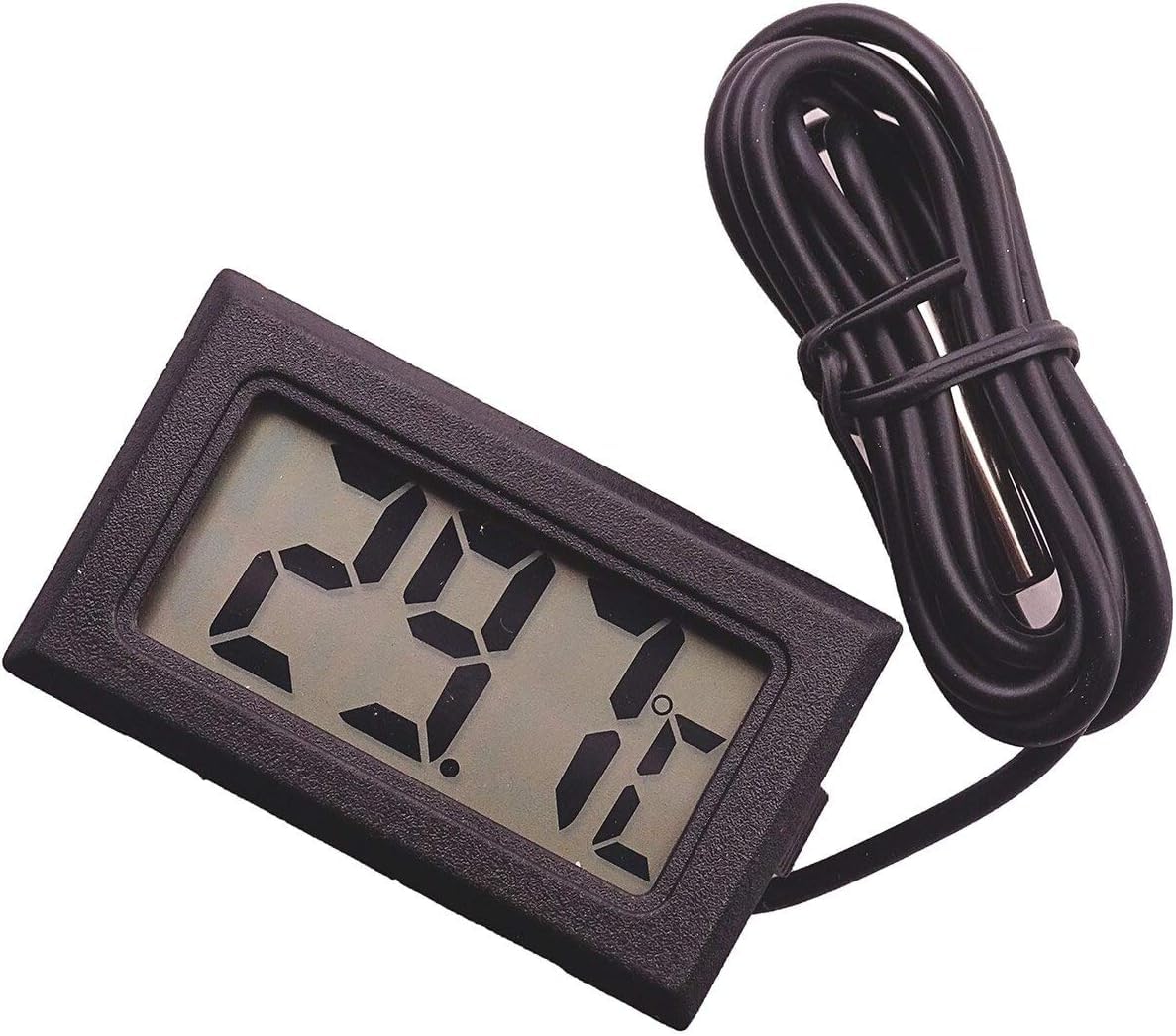 SOLDOUT Digital LCD Thermometer Centigrade Temperature Tester Fridge Sensor Probe Gauge (Black, 1 Metre, Battery Not Included)