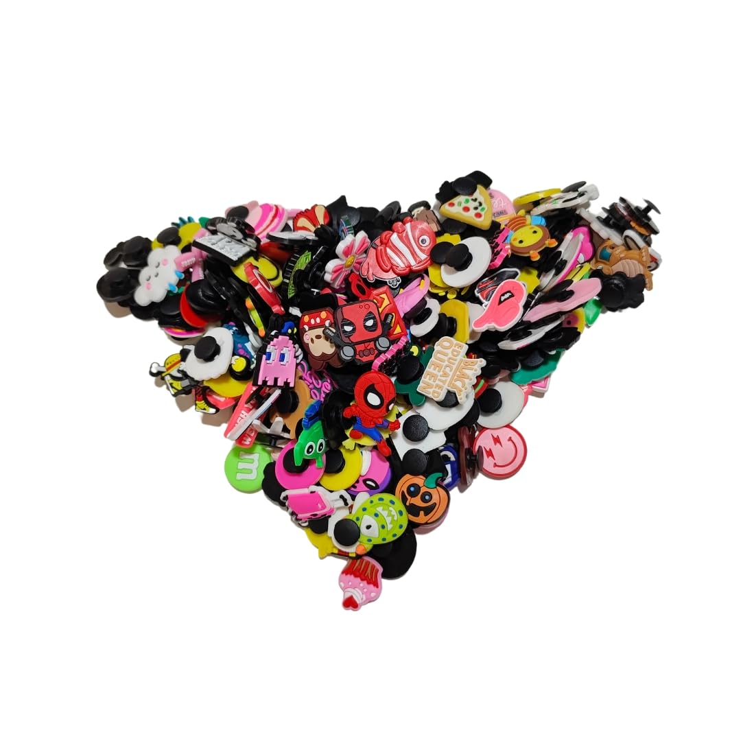 Shoe Decoration Charms Clubs Shoe Charms Silicon Sticker for Crocs & Clogs Sandals Add a Touch of Personality to Your Shoes Random Set