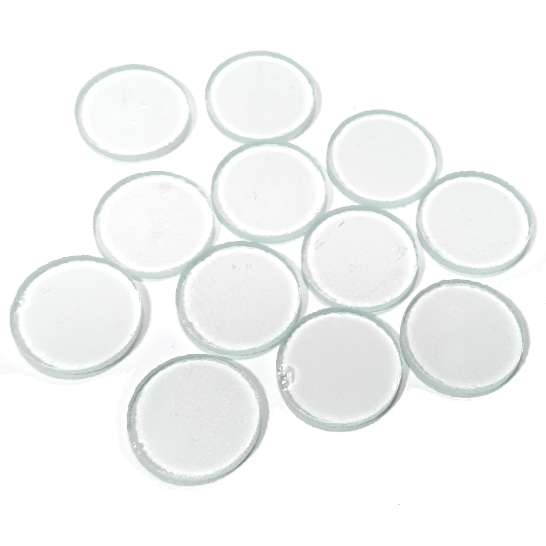 Clear Fusible Glass Circles Blanks - COE 96 Oceanside Glass - 1" Diameter (60)-image-39