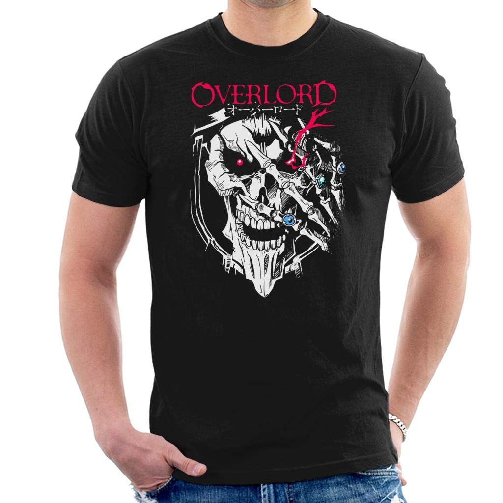 Overlord Ainz Ooal Gown Face Men's T-Shirt Black