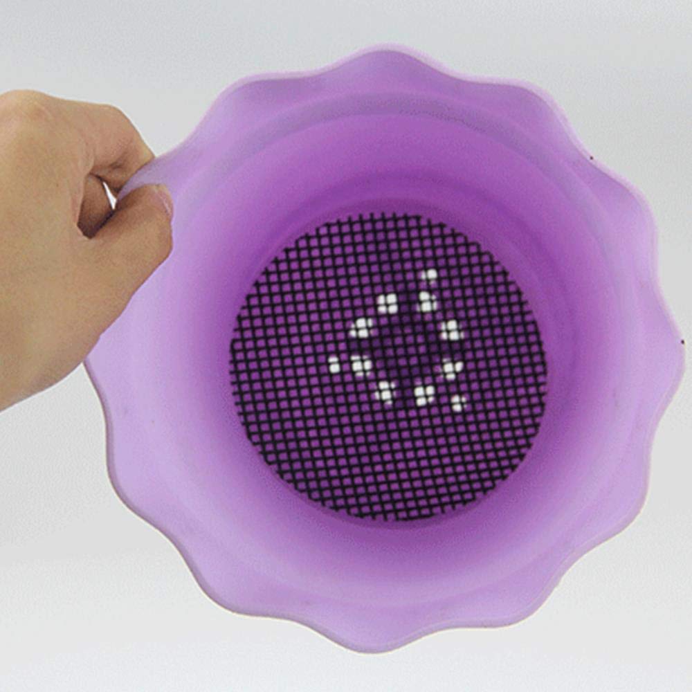 GOO 10 Pièces Bonsaï Fond Grille Pot De Fleur Trou Maille Pad Tapis De