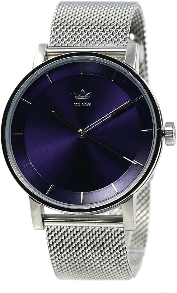 Amazon アディダス Adidas メンズ レディース 男女兼用 ディストリクト ネイビー シルバー メッシュベルト Z04 2928 腕時計 並行輸入品 メンズ腕時計 腕時計 通販