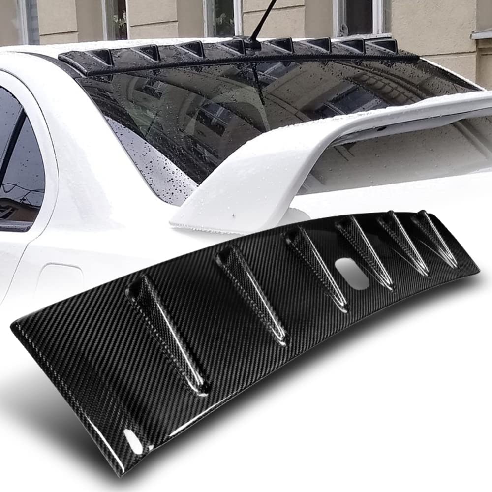 Generador De Vórtice De Techo En Fibra De Carbono Para EVO 10 – Con Base Para Antena De 9x5 Cm, Adhesivo