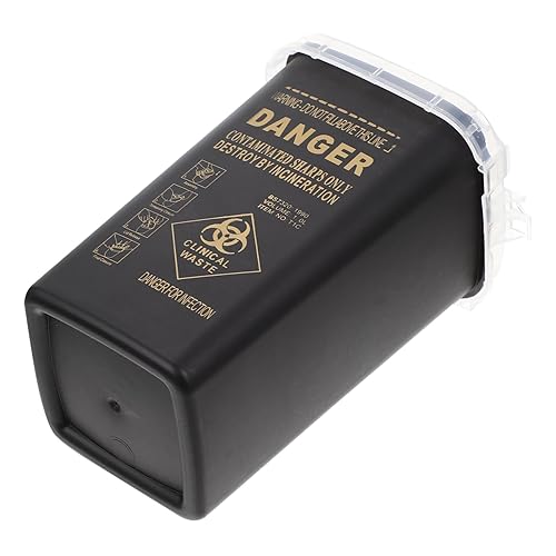 Caja de almacenamiento de escritorio Sharps Bins Plastic Sharps Container Sharps Disposal Container shavemate Mini Plastic to go contenedores Mini