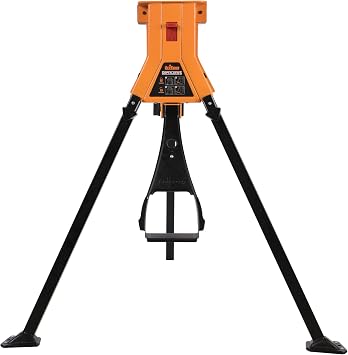 Triton SuperJaws SJA100E The Original Portable Clamping Jawhorse - 2200lb Heavy Duty Folding Workbench with Foot Pedal, Tripod Jaw Horse Work Table for Woodworking, Repairs and Construction