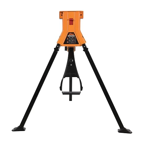 Triton SuperJaws SJA100E The Original Portable Clamping Jawhorse - 2200lb Heavy Duty Folding Workbench with Foot Pedal, Tripod Jaw Horse Work Table for Woodworking, Repairs and Construction