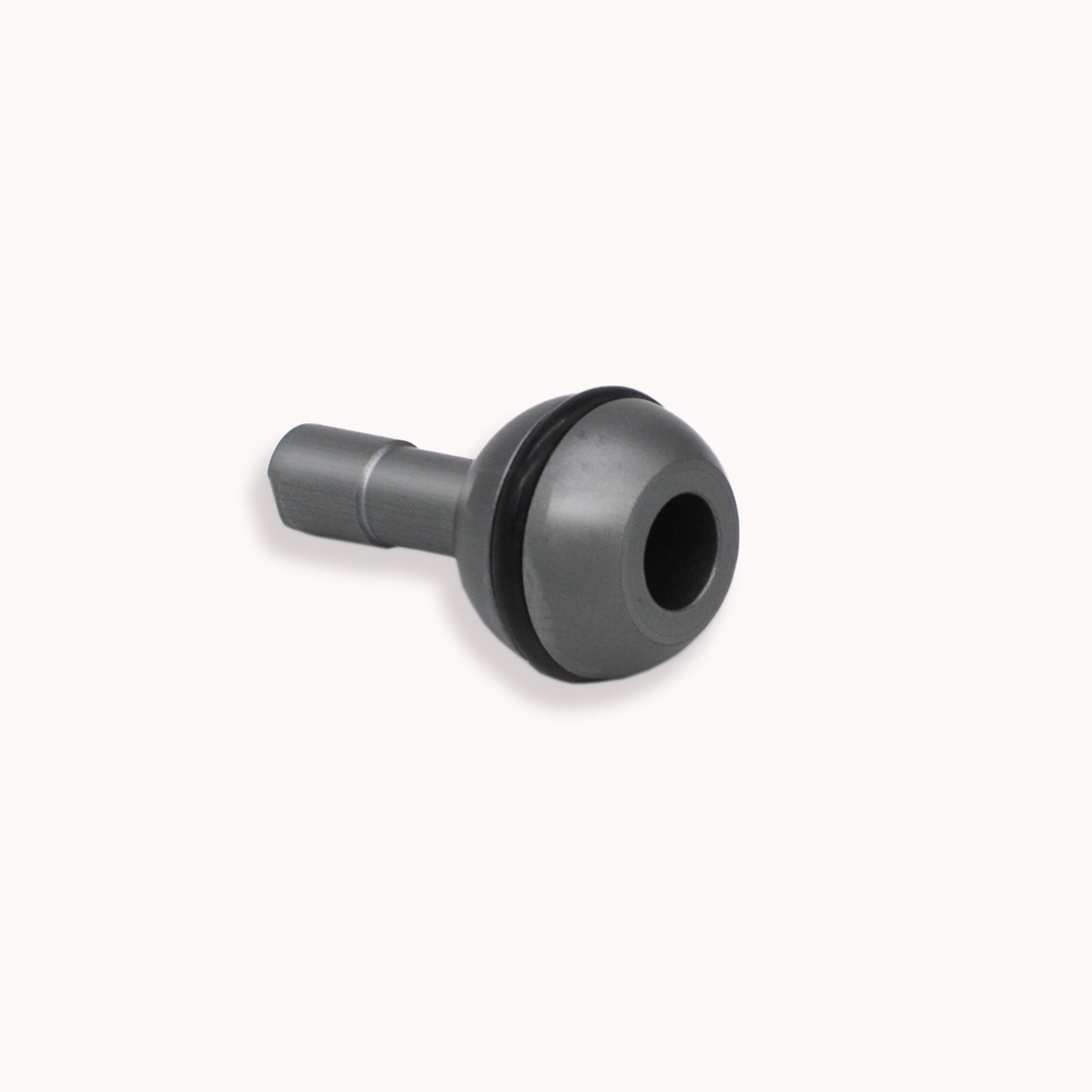 DIVTEK Ball Mount Joint Kit Aluminum Alloy Single Ball Grey for Connecting Torch/Strobe/Video Light to Dive Scuba Underwater B-002-0005