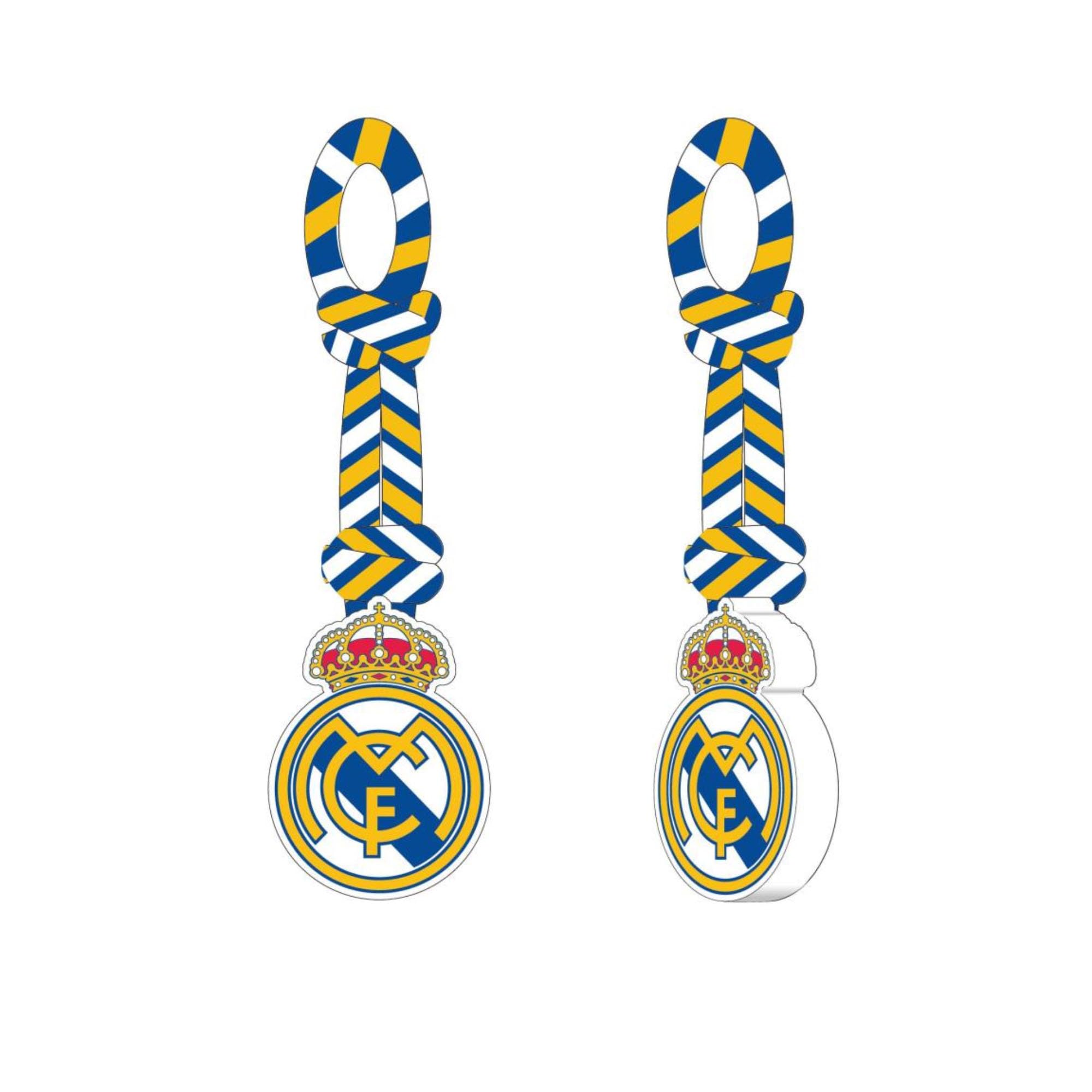 CERDÁ LIFE'S LITTLE MOMENTS Official and Resistant Real Madrid Rope Dog Toy | Interactive Sports Accessory Ideal for Tubing, Biting and Exercising Games in Football Style