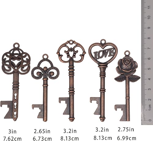 Miniatura 2 de Makhry Abridor de botellas de esqueleto para llaves, recuerdos de boda, 100 unidades, juego de regalo de recuerdo para invitados, con cunas de