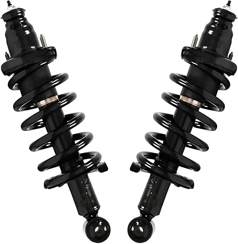 Miniatura 99 de Detroit Axle - Kit de suspensión delantera de 10 piezas para Chevy Aveo Aveo5 Pontiac G3 Wave 2 Ready Struts Assembly 2 Enlaces de barra