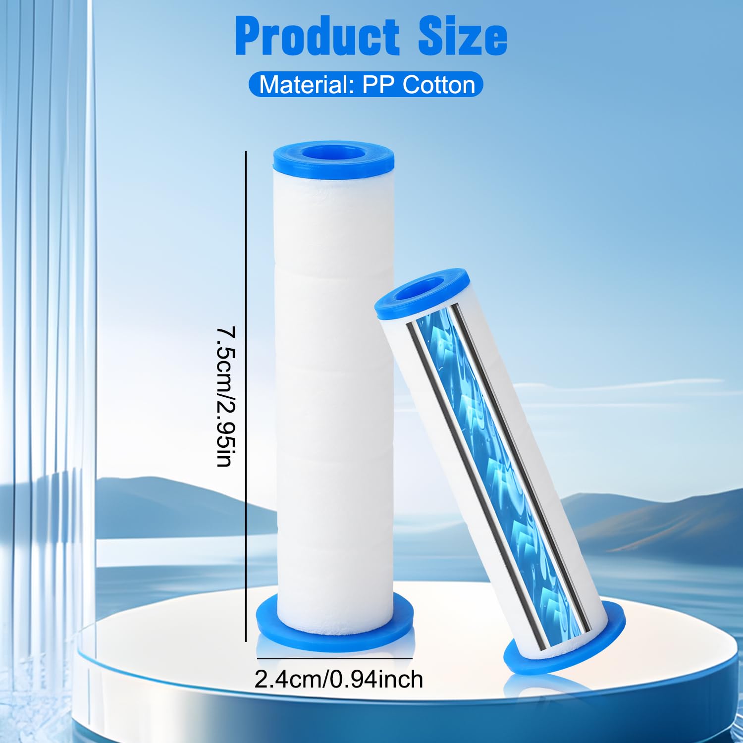 Ion Drops - Filtros de cabezal de ducha, filtros de cabezal de ducha Drivse, cartucho de filtro de cabezal de ducha de iones de repuesto, cabezal de ducha turbo, cabezal de ducha con filtro