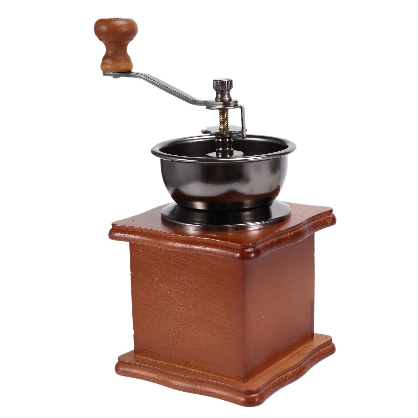 4X Kaffee Bohnen Manuelle Kaffee Hand Edelstahl Retro Kaffee Gewürz Mini Gratmühle mit Keramik
