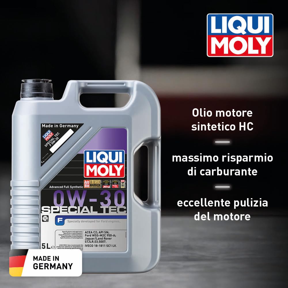 LIQUI MOLY | Special Tec F 0W-30 | 5 L | Oli motore | Tecnologia sintetica | SKU: 8903