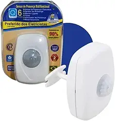Sensor de Presença 360º Microcontrolado QA23M – Qualitronix | Fotocélula Integrada | Economia de Energia | Instalação em Teto | Automação de Iluminação