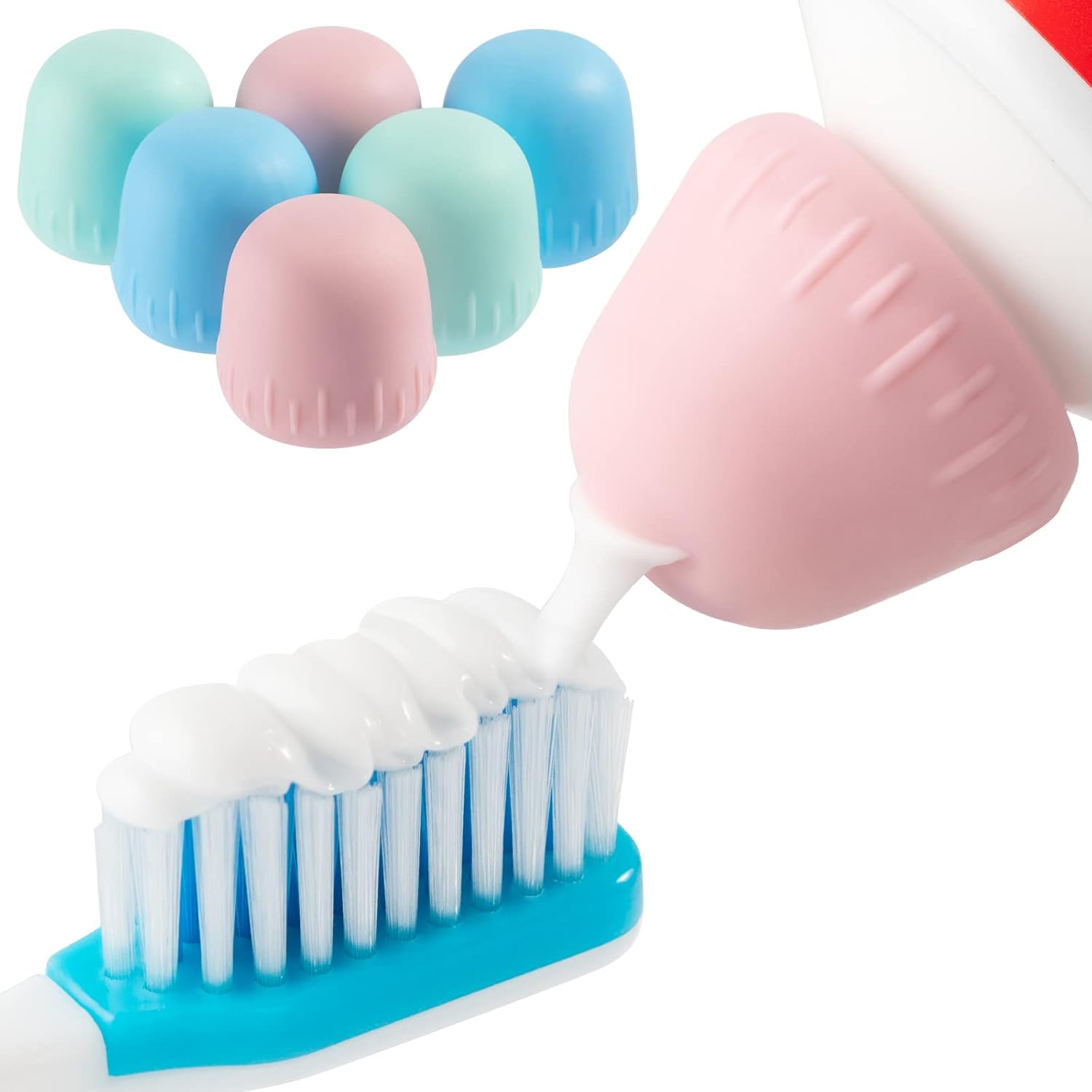6 Pack Toothpaste Cap, Tnvee Self Closing Toothpaste