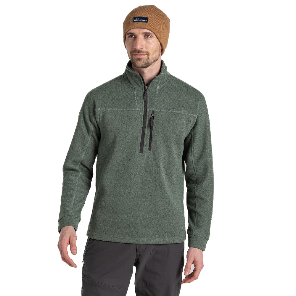Craghoppers Men's Green Torney Ii Half Zip Fleece Jacket