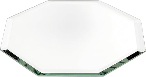 Plymor Octagon - Espejo de cristal biselado de 0.118 in, 5 x 5 pulgadas (paquete de 24)