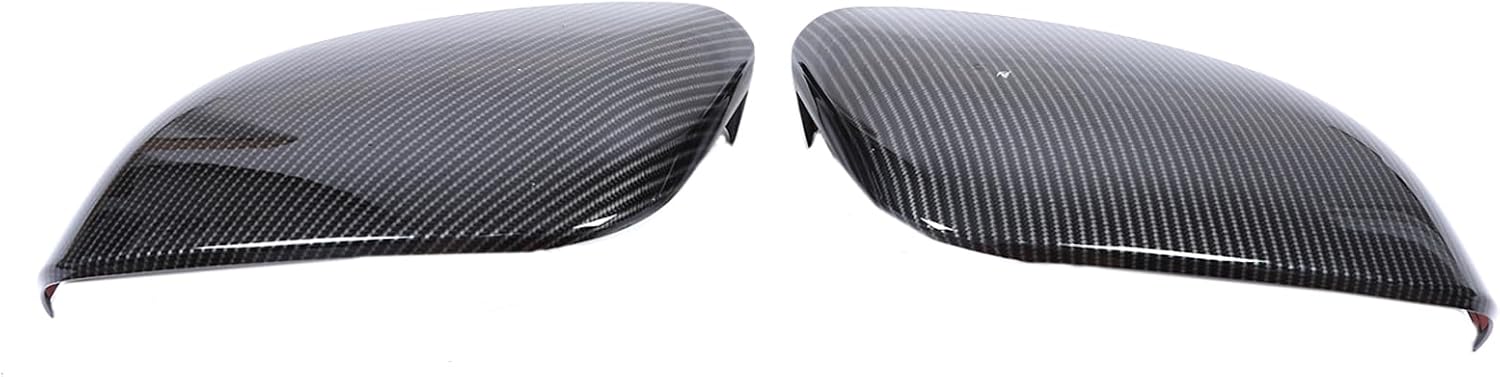 Car Exterior Mirror Cover Trim Compatible with Tacoma 2024 2025，Mirror Cover Rear View Side Door Mirror Decorative Protector Cover Decoration accessories (With turn signal（Carbon fiber grain）)