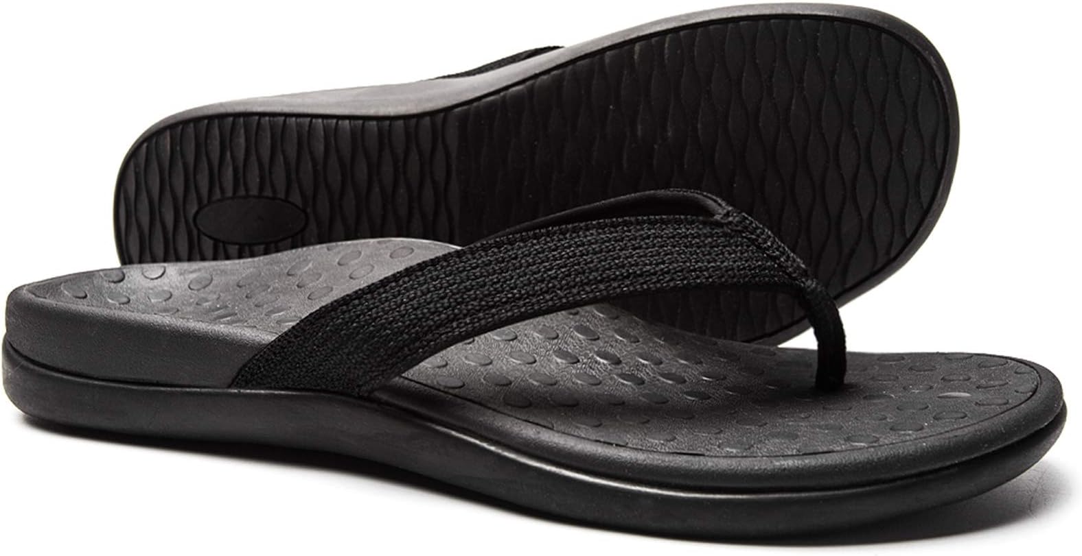 Plantar Fasciitis Feet Sandal with Arch Support - Best Orthotic flip Flops for Flat Feet，Heel Pain- for Women