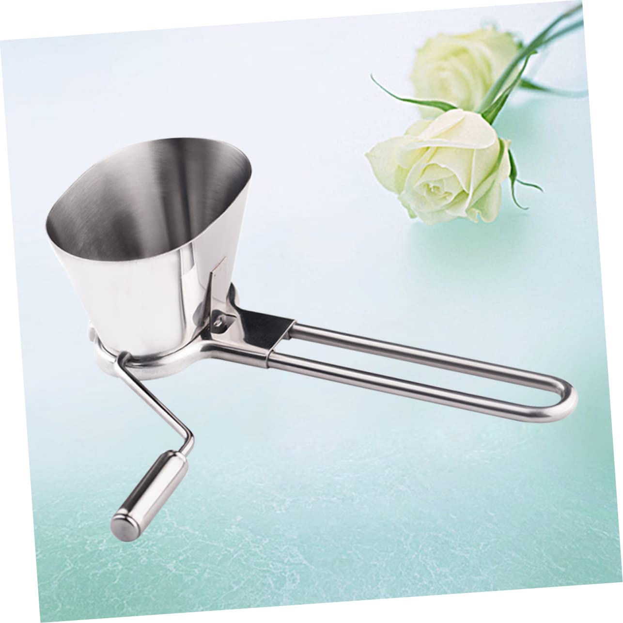 MAGICLULU 2 Pz Grattugia Per Verdure Macina Aglio Prezzemolo Rotante Manuale All'aglio Vaniglia Portatile Verdura a Manovella Pressa Per Frutta Mini Utensile Rotante Tritaverdure