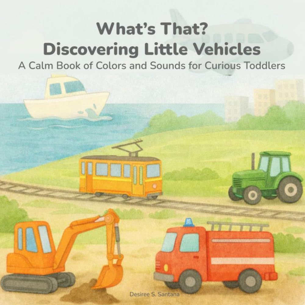 What’s That? Discovering Little Vehicles: A Calm Book of Colors and Sounds for Curious Toddlers