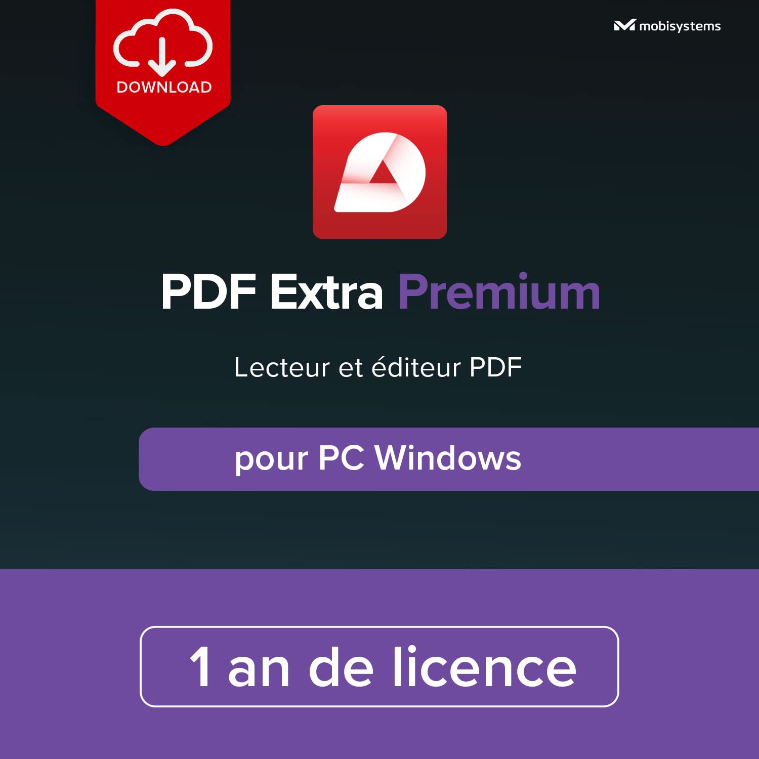 PDF Extra Premium - Licence annuelle - 1 ordinateur Windows - 1 utilisateur - Lecteur et éditeur de PDF