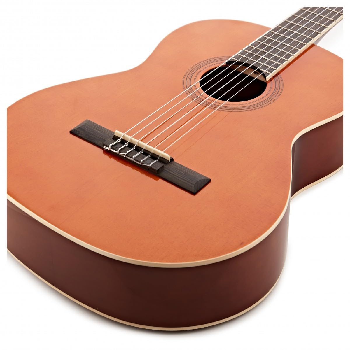 Chitarra classica Deluxe di Gear4music, naturale | Suono Equilibrato e Suonabilità Comoda, Corde di Nylon Morbide per Suonare Facilmente, Scala Standard