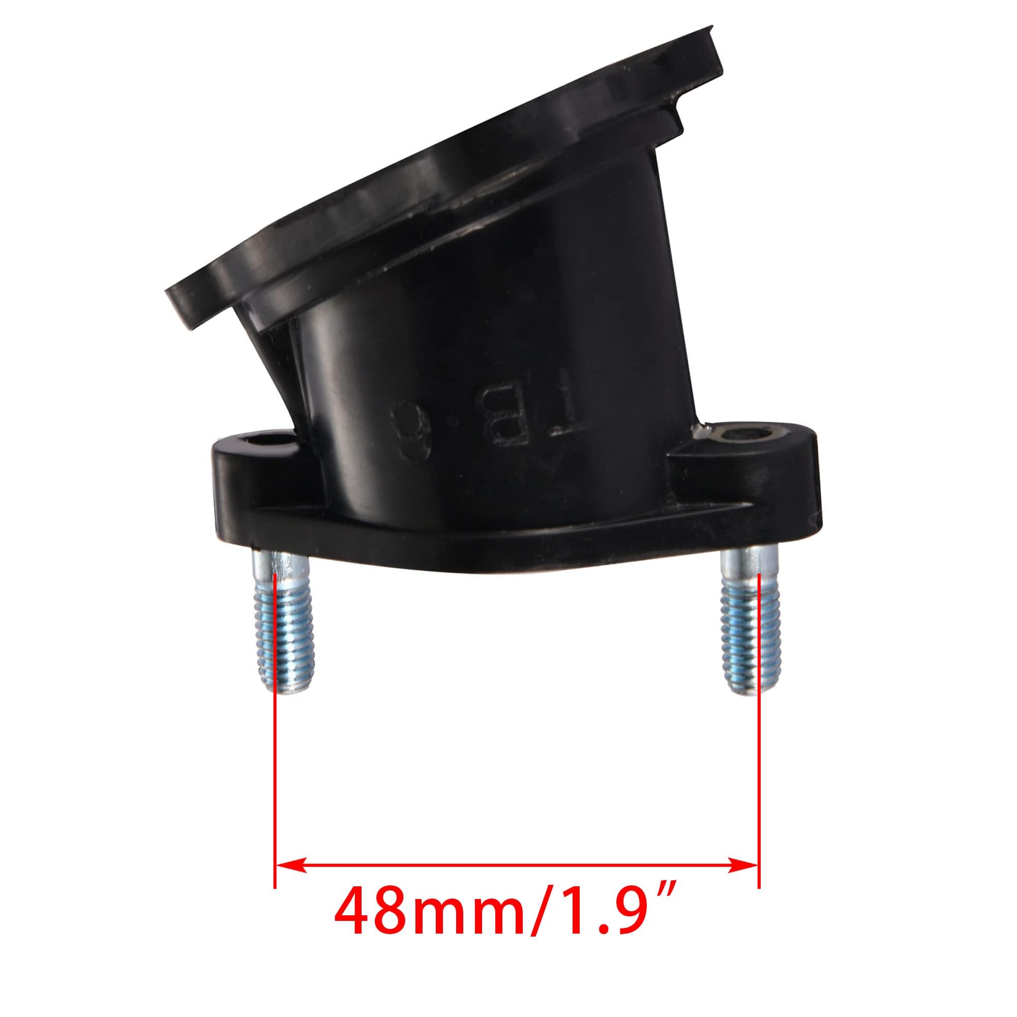 WOOSTAR Tubo Admision Carburador 27mm Reemplazo para CG 125cc 150cc 200cc Motor Vertical Roketa Sunl BMS JCL Jetmoto ATV 4 Wheeler Quad Dirt Pit Bike Go Kart