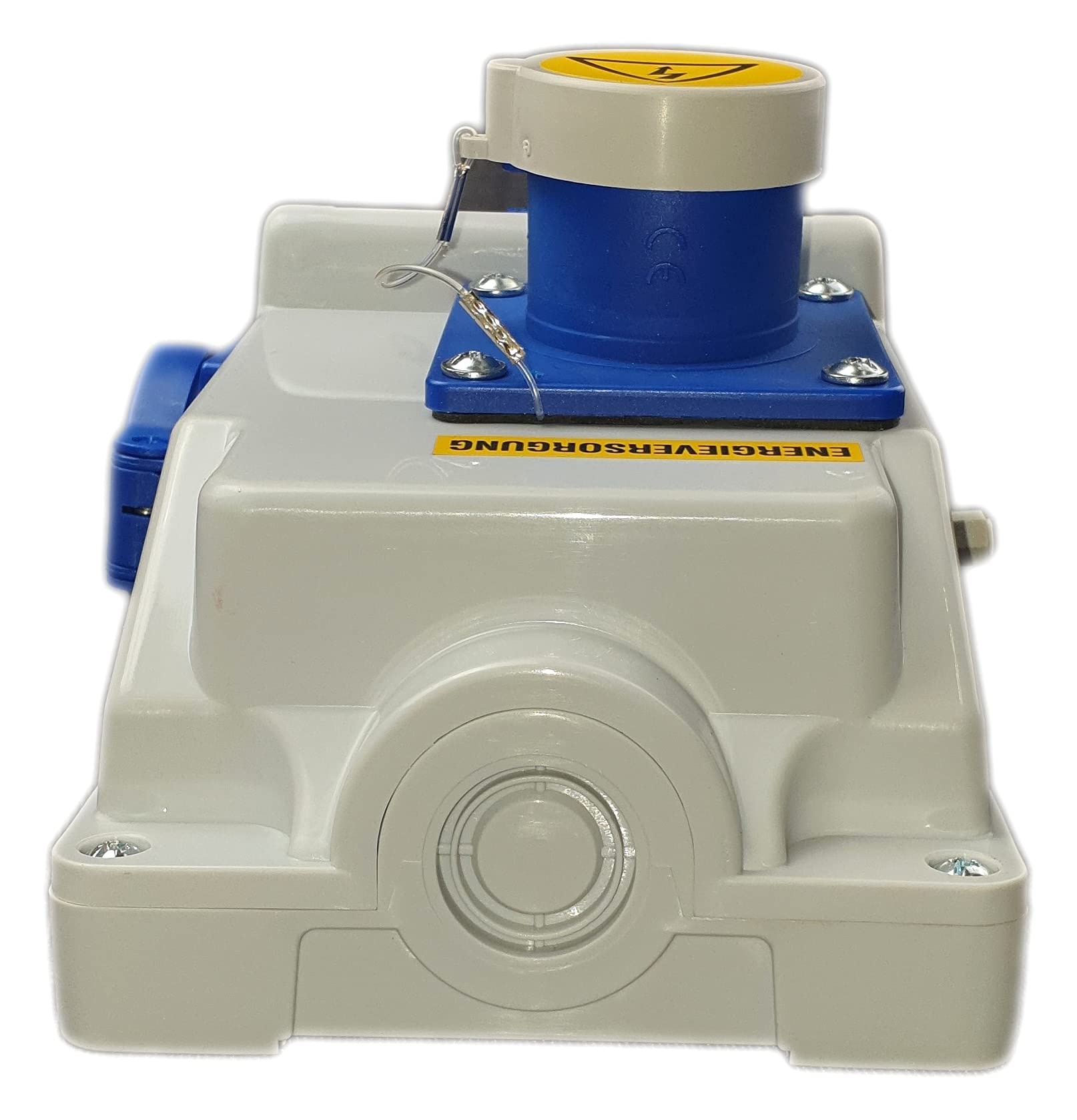 RoadEu CEE - Adattatore Caravan, Spina combinata 16A 3P, 2 prese Schuko da 230V, spina per dispositivi da parete IP44