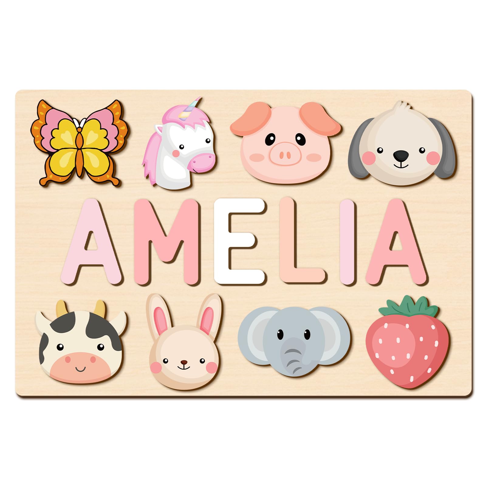 Personalized Name Puzzle, Custom Baby Boy Girl Gifts