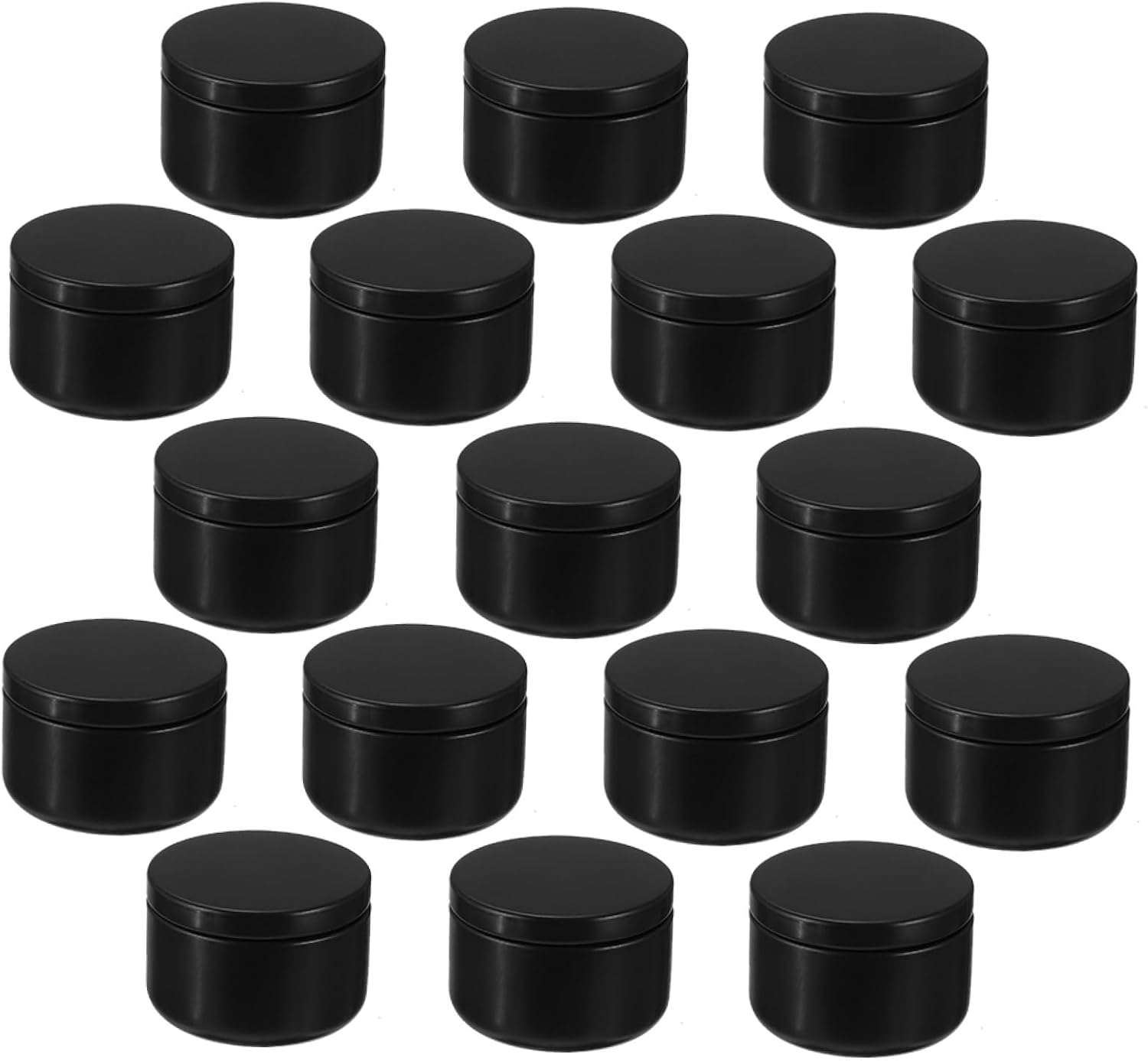 24pcs Aluminum Candle Tin Container Essential Oil Candle Jar Diy Making Jar