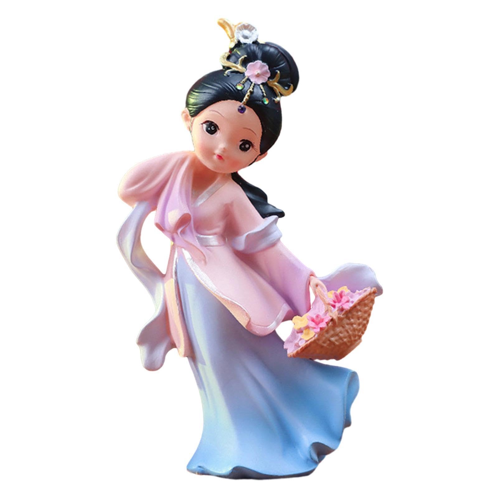 TWISAXC Lady Statue Artwork Craft Decorative for Creative Resin Sculpture Collectable Chinese Ancient Beauty Sculpture Art Figurine Delicate And Durable, Xishi