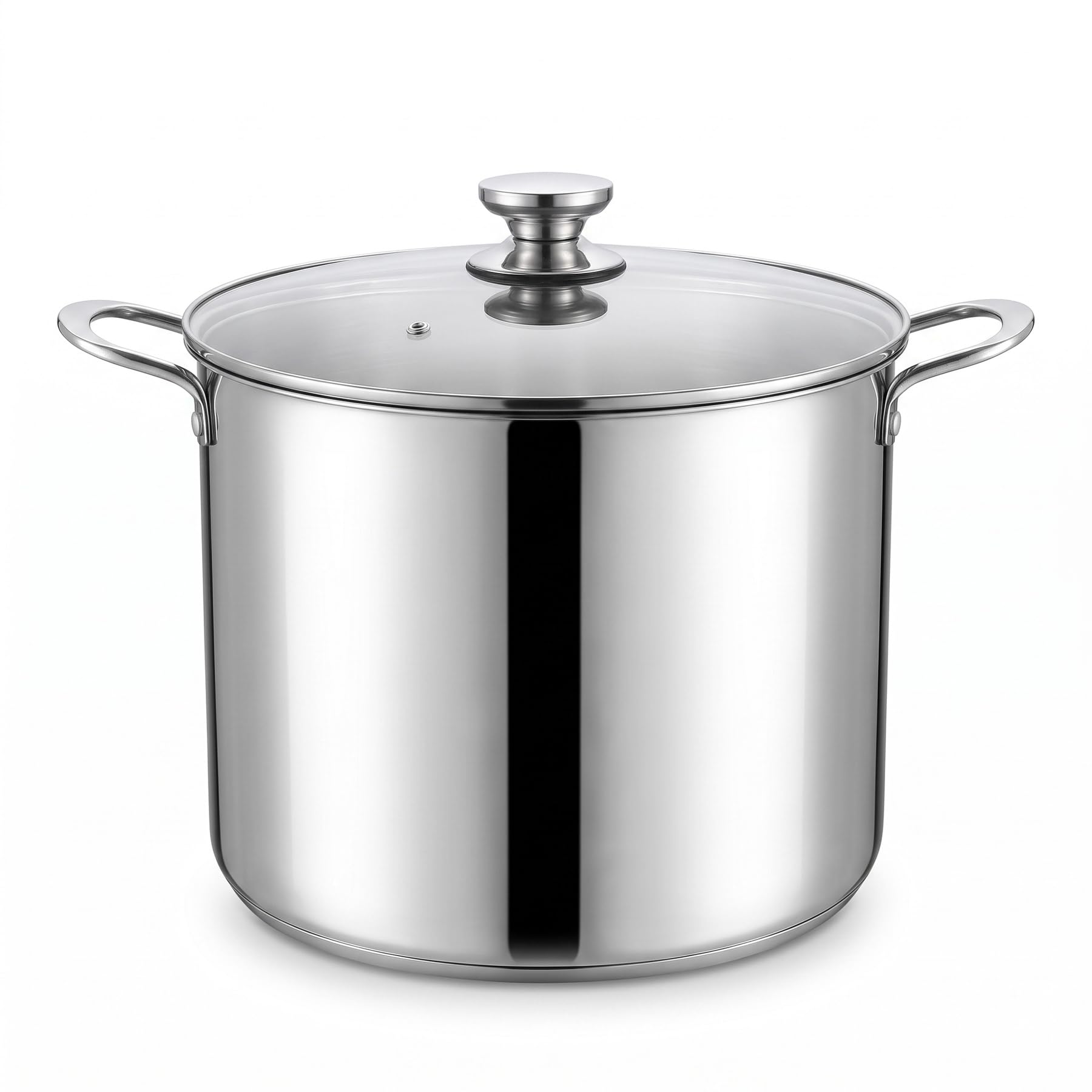 HaWare Suppentopf aus Edelstahl, dreilagig, 19 l, 32 cm