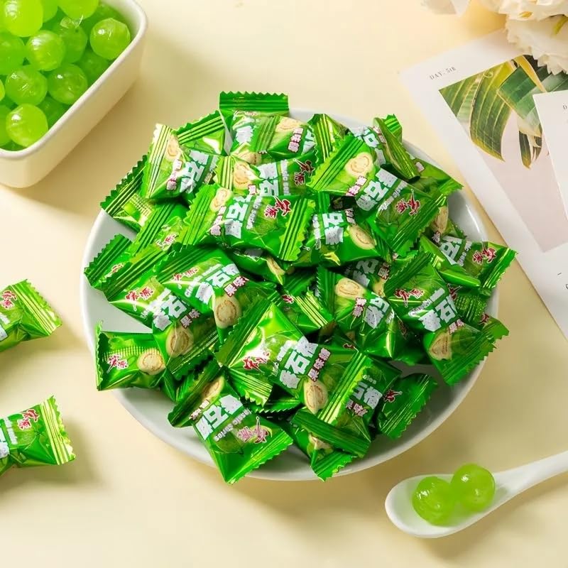 Chinese guava candy, orange and plum classic series hard candy, assorted flavor gift pack, instant fruit candies, healthy preserved fruits, mixed flavor sweet sugar, gummies (500g,3 Flavor Mix)