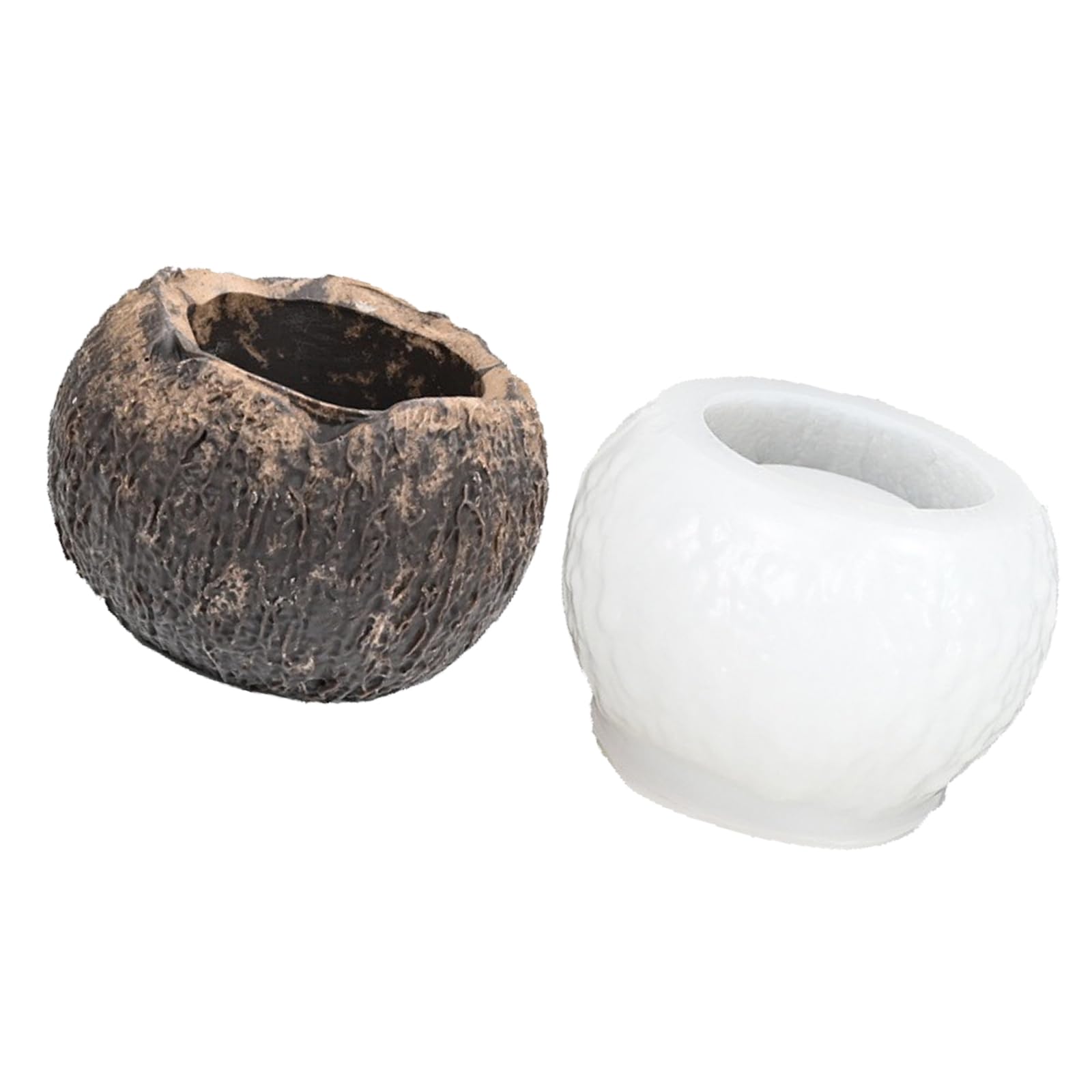ZEPFJHE Coconut Shell Silicone Baking Molds Food Grade Silicone Cake for Making Jelly Mousses Chocolate Desserts Fiber Shell Elastomer Cast