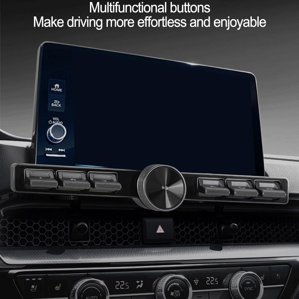 Car Multimedia Remote Control Button, For Navigation Player Supporting Installation In Multiple Locations And Smooth Media Playback