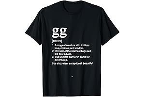 GG T-Shirt: A Unique Definition of Grandma's Love