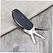 Uonlytech Aluminum Key Holder Clip Back Clip Outdoor Tool for Keys Lightweight Black