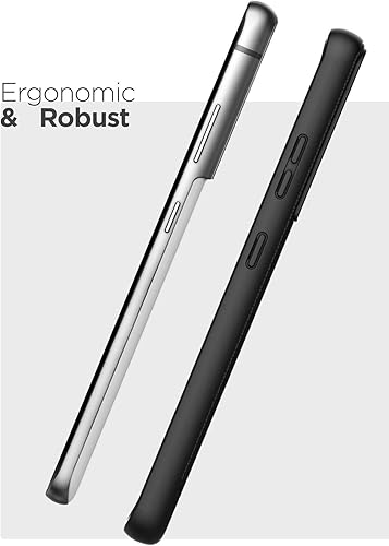 Miniatura 5 de ENCASED Funda diseñada para Samsung Galaxy S21 Ultra (armadura delgada) Funda delgada y flexible para teléfono (negro)