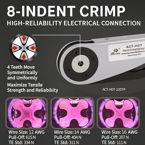 Miniatura 4 de JRready ST6462 Deutsch DTP Kit de conectores - Conector DTP de 2 4 pines 12-16AWG Contactos Sólidos Tamaño 12, Herramienta de crimpado Deutsch,